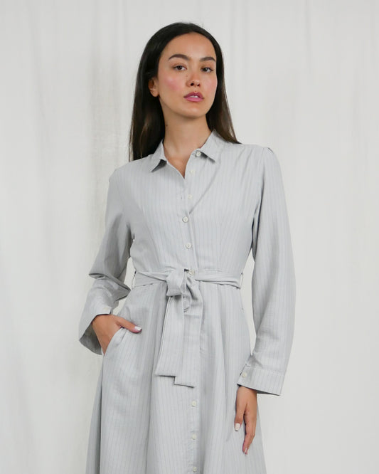LONG SLEEVE MIDI DRESS