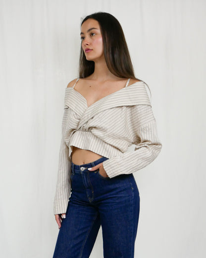 OFF-SHOULDER TOP