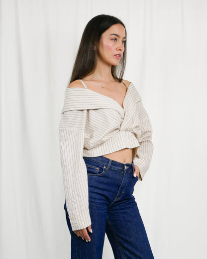 OFF-SHOULDER TOP