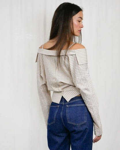 OFF-SHOULDER TOP