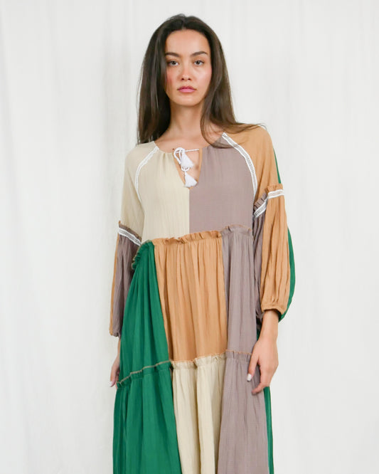 PATCHWORK DRESS