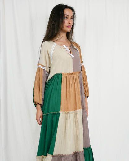 PATCHWORK DRESS