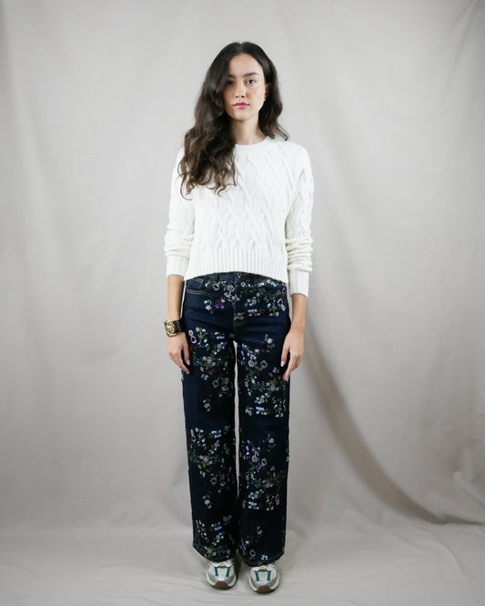 sequin jean