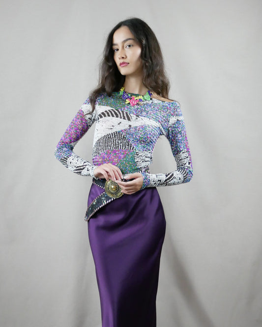 printed top