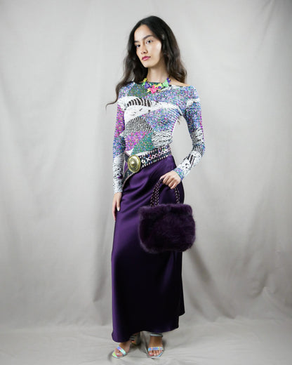 satin skirt