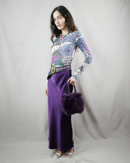 satin skirt