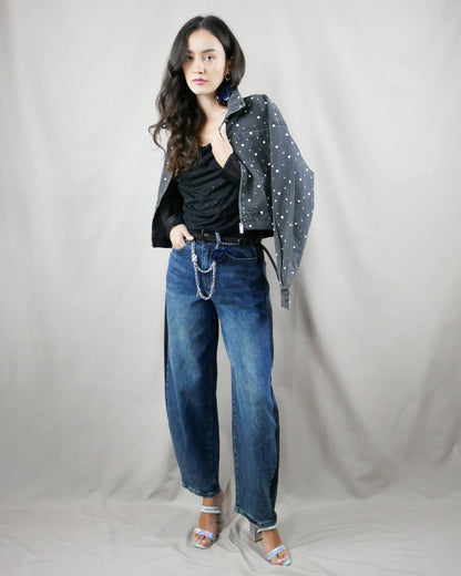 embellished evening top