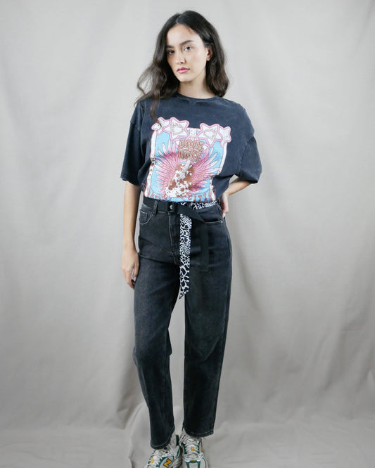 black baggy jean