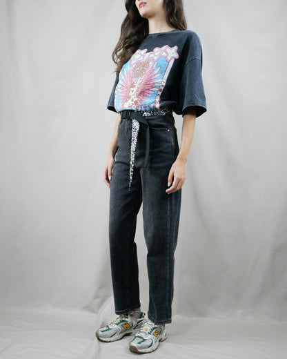 black baggy jean