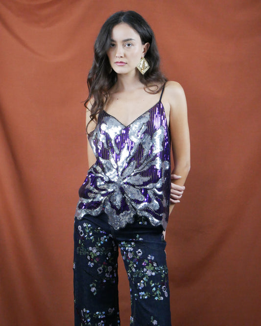 sequin top