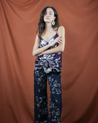 sequin top