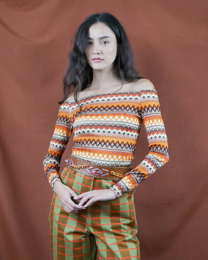 off-shoulder top