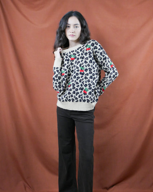 leopard knit