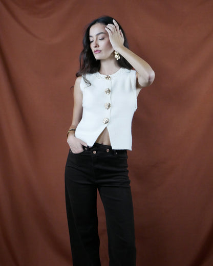 white vest