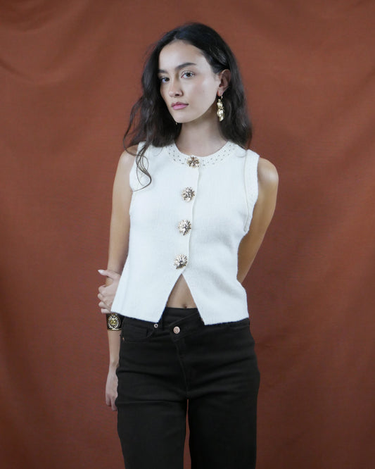 white vest