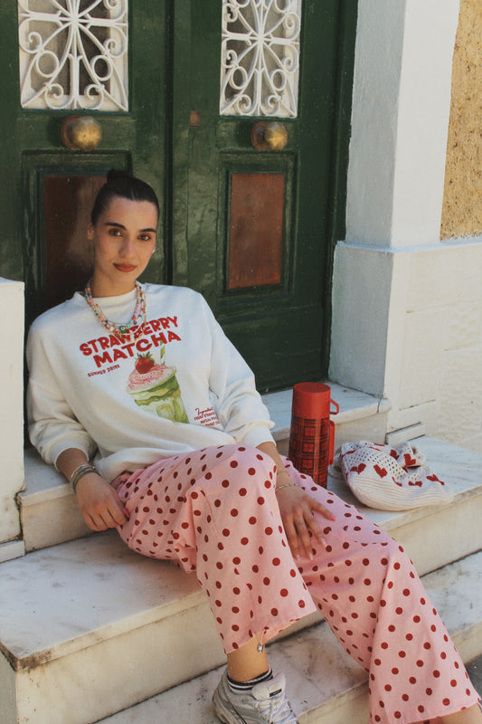 Strawberry Matcha Sweatshirt