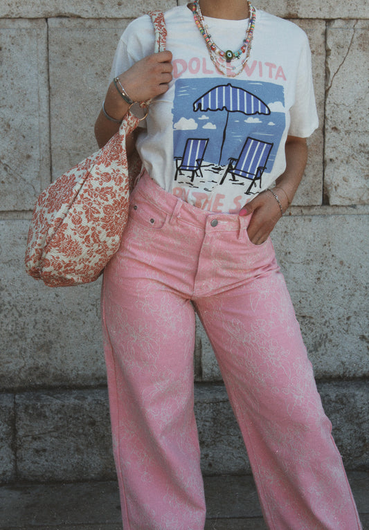 Rosé Garden Pants