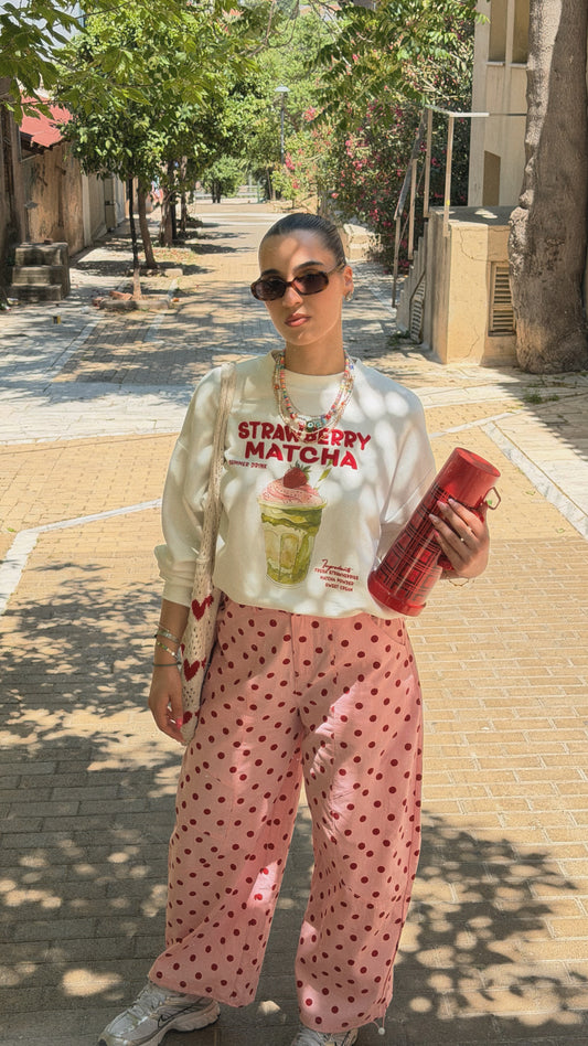 Strawberry Matcha Sweatshirt
