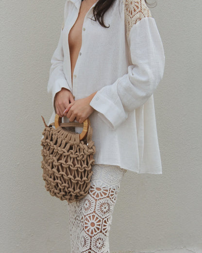 Ivory Lace Skirt