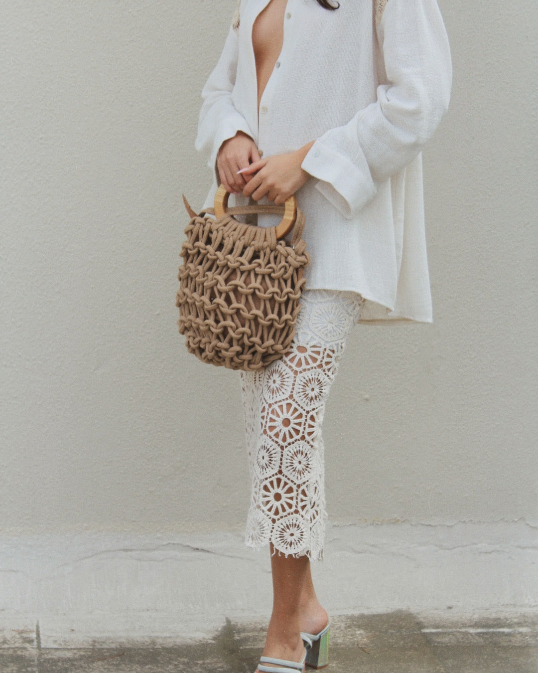 Ivory Lace Skirt