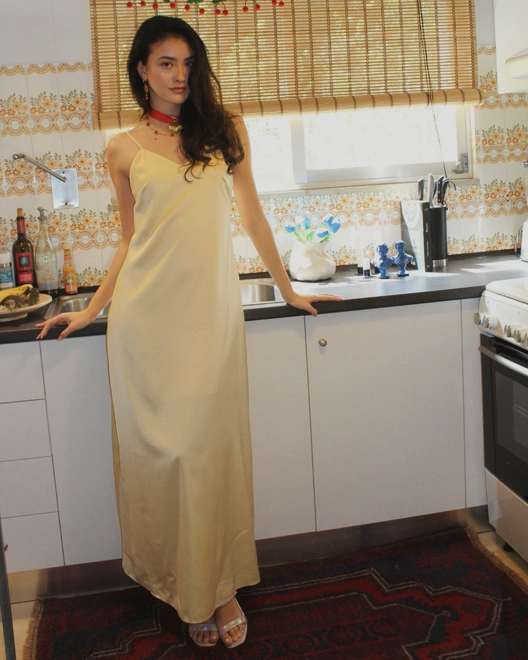 Champagne Slip Dress