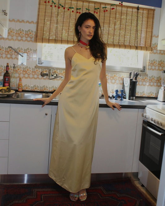 Champagne Slip Dress